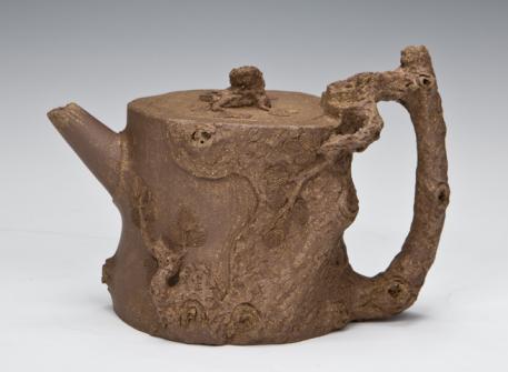 陈忠庆紫砂壶 罗汉松 原矿紫泥