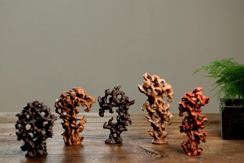 施奇华紫砂壶 施奇华全手文房假山~紫砂太湖石文房雅玩 