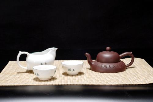 汪洋紫砂壶 笠荫 原矿紫泥