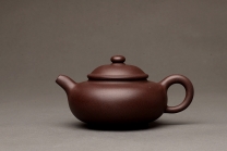 紫砂壶图片：美壶特惠 泓渝山房新品 扁潘壶 有趣实用 - 美壶网