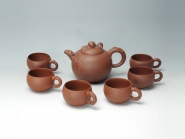 紫砂壶图片：祝寿套具 - 美壶网