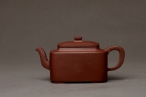 紫砂壶图片:马建鹏作品 美壶特惠 全手书香小四方 工整挺拔 - 美壶网