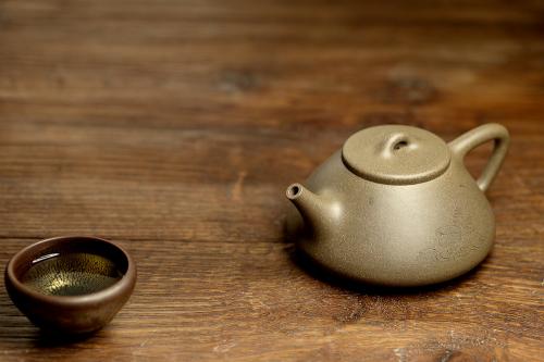 何卫枫紫砂壶 优质青段全手子冶石瓢 骨肉均挺 文气佳品 国师和石装饰 原矿段泥