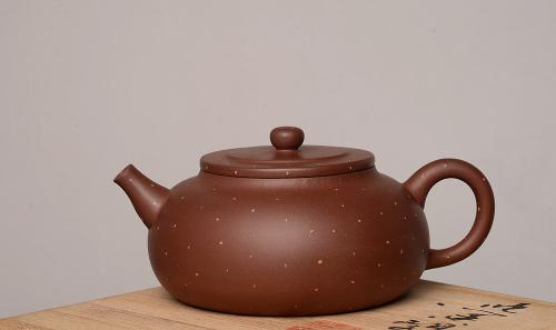 王微紫砂壶 王微全手新品 做工精致 大口实用有趣 全手铺砂锦泉 原矿紫泥