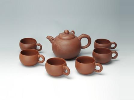 范建中紫砂壶 祝寿套具 原矿清水泥