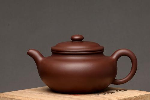 顾小英紫砂壶 极品老紫泥 端庄周正 传统经典 全手仿古 做工精致 原矿紫泥