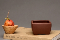 紫砂壶图片：张秋平全手四方花盆 美壶网回馈之作 更加漂亮  - 美壶网