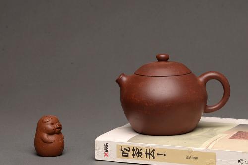 钱林芳紫砂壶 饱满圆润 古朴可爱 全手龙蛋 实用佳品！ 原矿紫泥