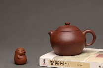 紫砂壶图片：饱满圆润 古朴可爱 全手龙蛋 实用佳品！ - 美壶网