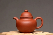 紫砂壶图片：美壶特惠 优质红皮龙 传统经典 寿珍掇球 - 美壶网