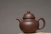 紫砂壶图片：深得其味 全手寿珍掇球 霸气 经典再现 - 美壶网