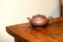 紫砂壶图片：王薇丙申年春全手新作 上下刹凹 大口实用 虚扁 - 美壶网