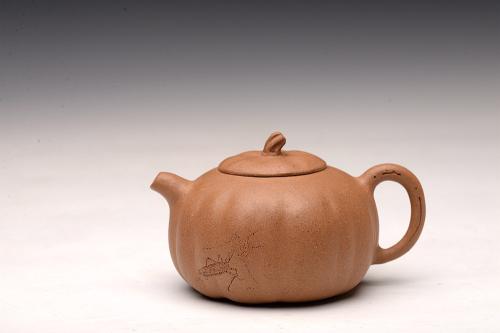 姜建荣(小)紫砂壶 姜建荣全手玩味小南瓜 田园清趣 游心堂主人装饰 原矿段泥