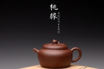 紫砂壶图片：全手桃缘 祝寿送礼佳品 寿桃初熟，寿满三千 - 美壶网