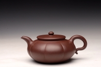 紫砂壶图片：陈进丙申初夏全手新作 筋囊器型 难度之大 端庄优雅 秋蕾 - 美壶网