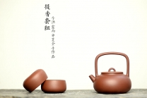 紫砂壶图片：于洪霞丙申春全手作品 清爽秀气 做工精致 提香套组 - 美壶网