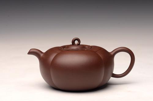 潘丹初紫砂壶 潘丹初丙申夏精品 筋囊花货 全手玉柿二式 秀美逸品 爱不释手的精品 原矿紫泥