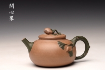 紫砂壶图片：蔡一强丙申夏全手作品 开心果 田园之乐 寓意吉祥 - 美壶网
