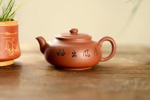 钱伟刚紫砂壶 实用佳器 雅致文气 汲古壶 原矿降坡泥