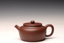 紫砂壶图片：炮管经典 油润原矿底槽青 全手圆璧 传统功力 - 美壶网