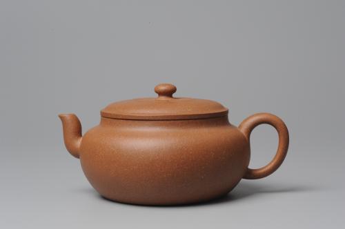 钱琴芳紫砂壶 全手工新作柿花 桂花泥 大口实用 