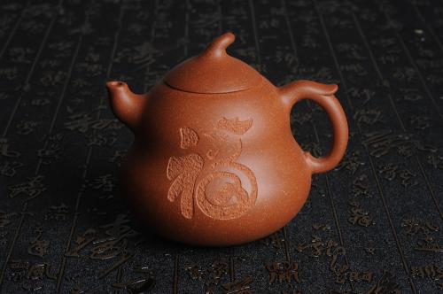 吴新良紫砂壶 美壶特惠 优质降坡泥葫芦福禄壶 原矿降坡泥