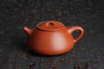 紫砂壶图片：百分百全手工优质朱泥石瓢壶 - 美壶网