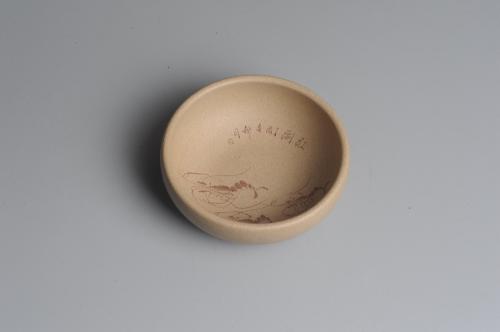 美壶定制紫砂壶 精品美杯 戏虾主人杯品茗杯 适合把玩 原矿段泥