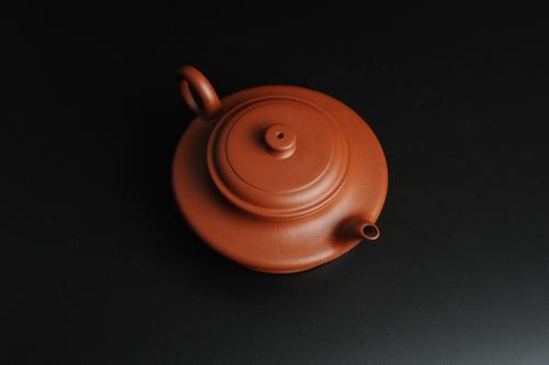 顾老师紫砂壶 正宗小煤窑朱泥 全手工虚扁 隽秀文气 小煤窑朱泥