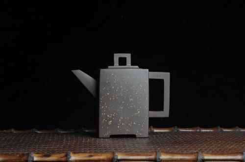 美壶定制紫砂壶 美壶特惠 全手工四方镶制铺砂砖方壶 一气呵成 口盖 未整过口 不露砂 原矿紫泥