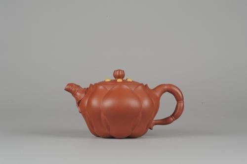 美壶定制紫砂壶 美壶年底特惠 老清水泥秀美莲子壶 原矿清水泥