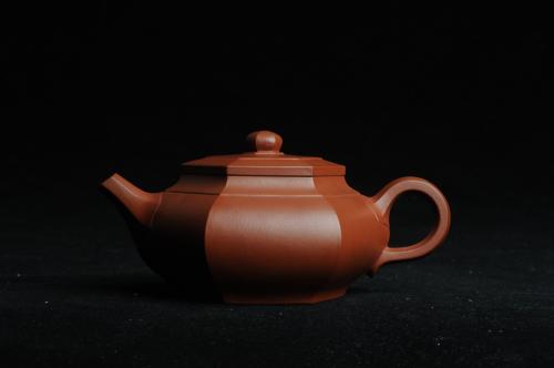 李从兵紫砂壶 用心之作 优质朱泥全手工大彬六方 工料超好 原矿朱泥