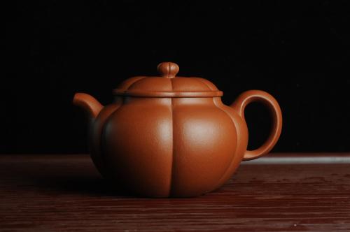 美壶定制紫砂壶 美壶特惠 优质朱泥筋囊器漠上花开 做工精致 仅此一只 原矿朱泥