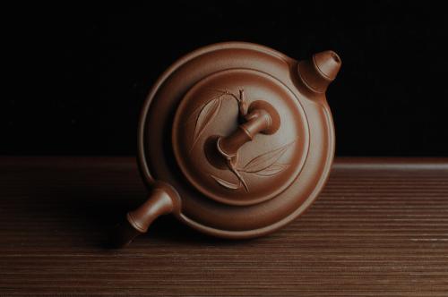 陈苏平紫砂壶 美壶特惠 优质紫泥双线竹鼓 原矿紫泥