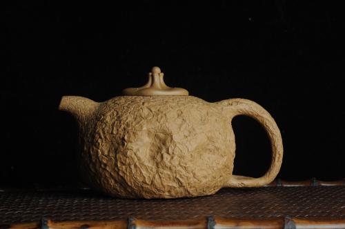 美壶定制紫砂壶 美壶特惠 优质黄金段全手工龚春 供春 异型盖 难度大 肌理丰富 原矿段泥