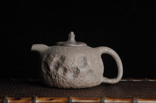 美壶定制紫砂壶 美壶特惠 精品老青段全手工小供春 龚春 异形盖 难度大 肌理丰富 老段泥