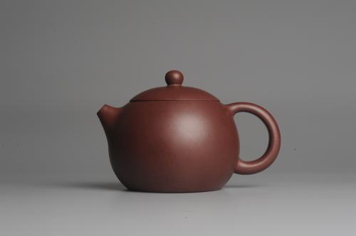 周小培紫砂壶 全手工端庄秀雅倒把小西施 原矿紫泥