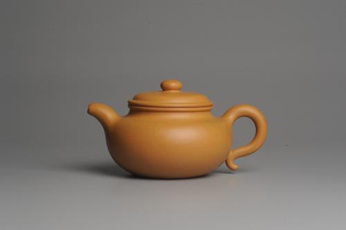 杨老师紫砂壶 灰常油润黄金段泥 全手工大亨仿古 古韵悠悠  黄金段