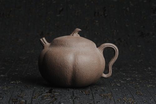 美壶定制紫砂壶 美壶特惠 学苑派全手工精工仿生壶 小瓜  青灰泥