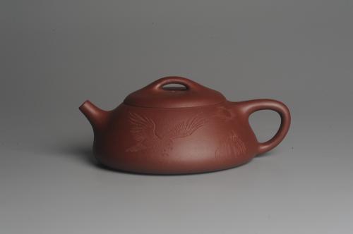 美壶定制老师紫砂壶 美壶特惠 原矿红拼泥精致做工纳瓢 石瓢 大展鸿图 养后特油润 茶人醉爱 