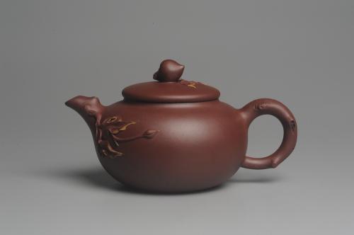 美壶定制紫砂壶 美壶福利特惠 精致做工 寿桃壶 茶人醉爱 原矿紫泥