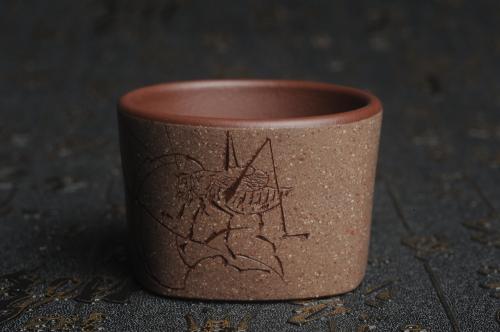 美壶定制紫砂壶 美杯中秋特惠 精品好泥好工好刻雅致厚实 清趣品茗杯 主人杯 自用送礼佳品 