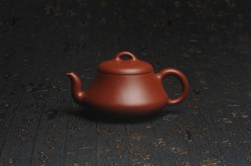 顾老师紫砂壶 超好小煤窑朱泥 全手工汉棠石瓢壶 端庄秀雅 小煤窑朱泥