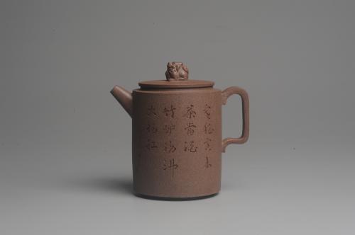 美壶定制老师紫砂壶 美壶特惠 优质老段文人集狮壶 禾人老师即兴装饰 老段泥