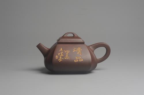 李从兵紫砂壶 美壶年底特惠 大气端庄 线条流畅 精致全手工抽角石瓢 原矿紫泥