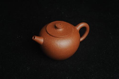 殷老师紫砂壶 美壶特惠 潜力股殷老师全手工特好降坡泥摹古巨轮壶 掌中宝 茶人醉爱 原矿降坡泥