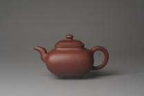 紫砂壶图片：实力派张海艳全手工特好底曹青传炉壶 线面挺括 大气 做工特好 - 美壶网
