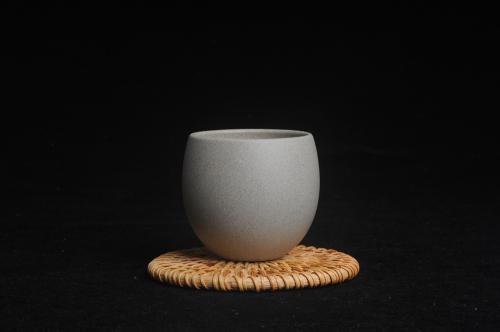 美壶定制紫砂壶 优质白段泥精致手工品茗杯大号主人杯 茶人醉爱 