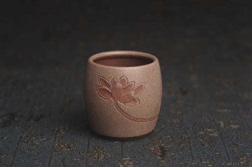 美壶定制紫砂壶 美杯国庆特惠 精品好泥好工雅致厚实清莲主人杯 