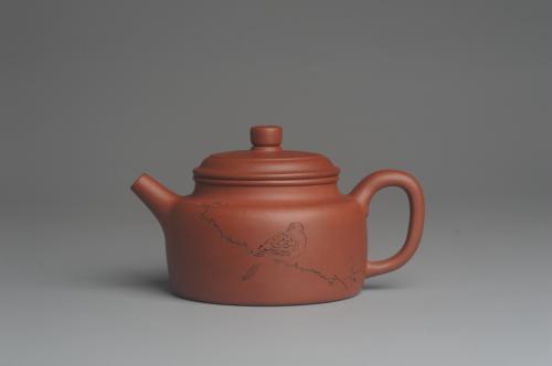 王静然紫砂壶 美壶特惠 优质清水泥精致枯枝鸟德中壶 矿物质丰富 茶人醉爱 原矿清水泥